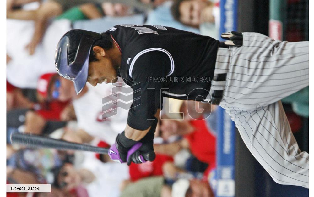 Baseball: K. Matsui explosive in Rockies postseason win