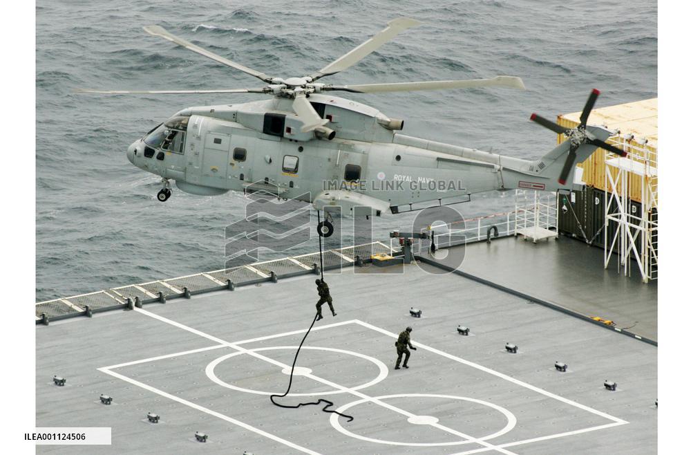 Drill to intercept weapons of mass destruction starts off Japan