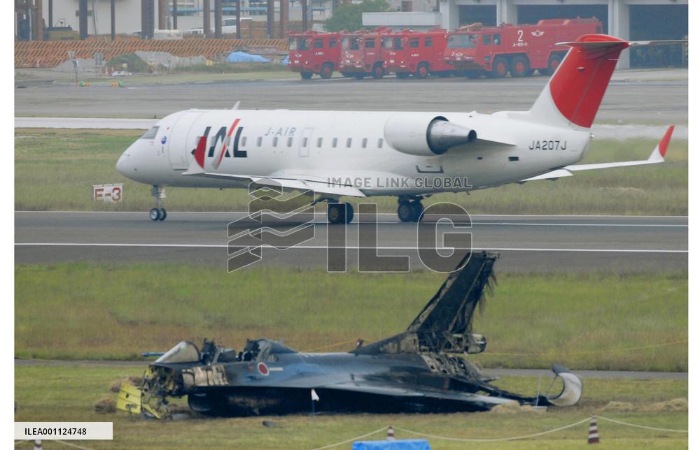 Police search Mitsubishi Heavy factory over fighter accident
