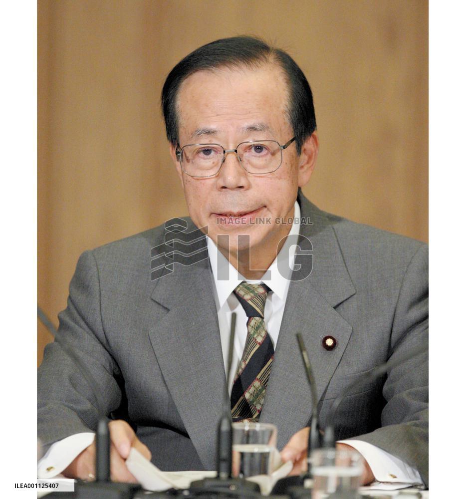 Fukuda denies dissolution of lower house before budget enactment