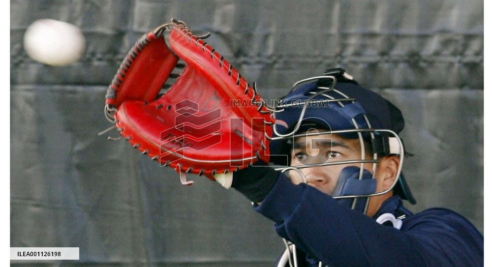 Japanese MLB players at spring camp
