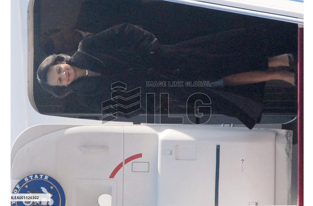 Rice in China for talks with gov't leaders