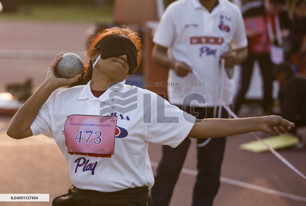 (SP)INDIA-NEW DELHI-NATIONAL ATHLETICS CHAMPIONSHIP FOR THE BLIND
