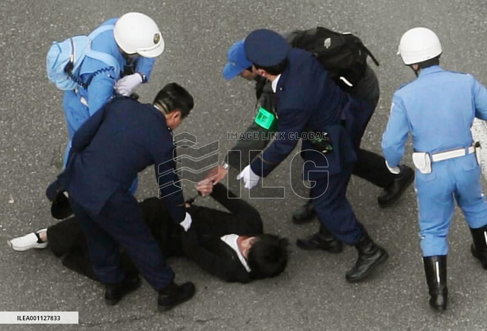 Olympic torch relay held in Nagano
