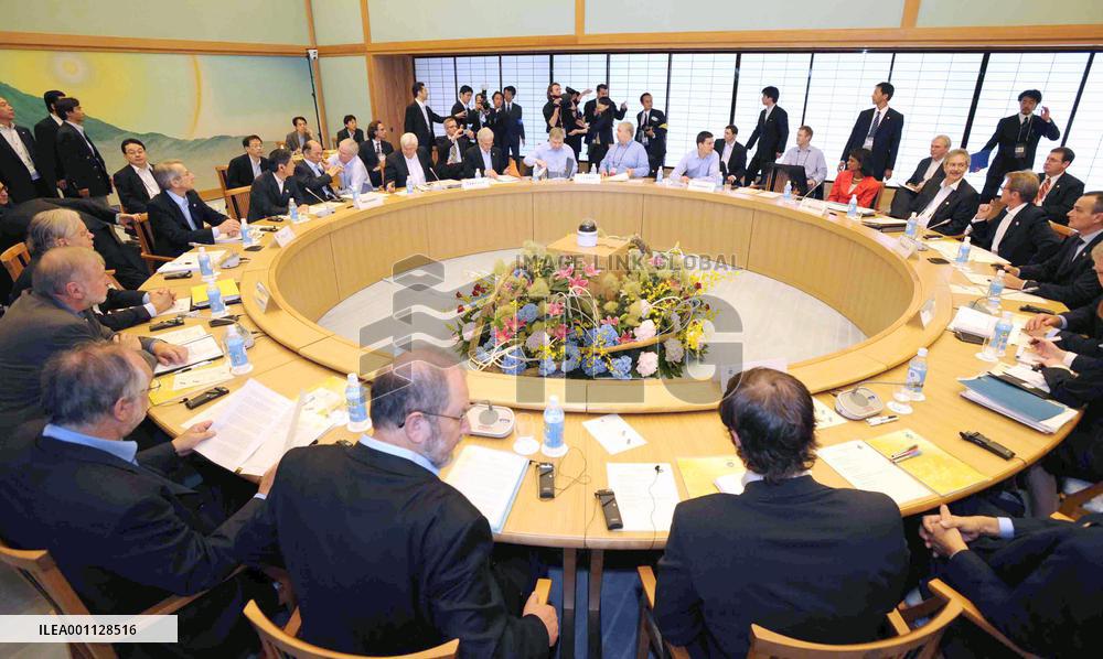 G-8 ministers gather for 2nd day of talks in Kyoto