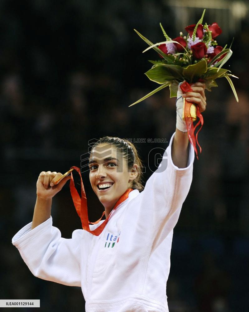 Italy's Quintavalle wins women's 57-kg class judo