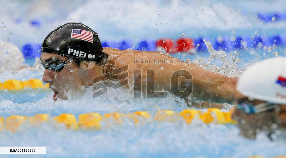 Olympics: Phelps grabs 7th swimming gold