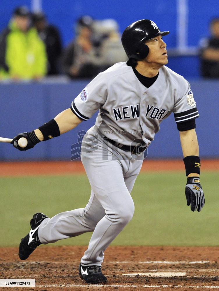 H. Matsui homers against Toronto