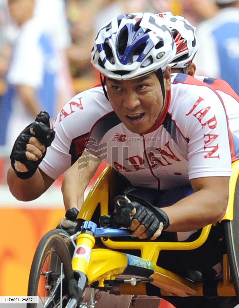 Japan's Ito wins men's 800m-T52 at Beijing Paralympics