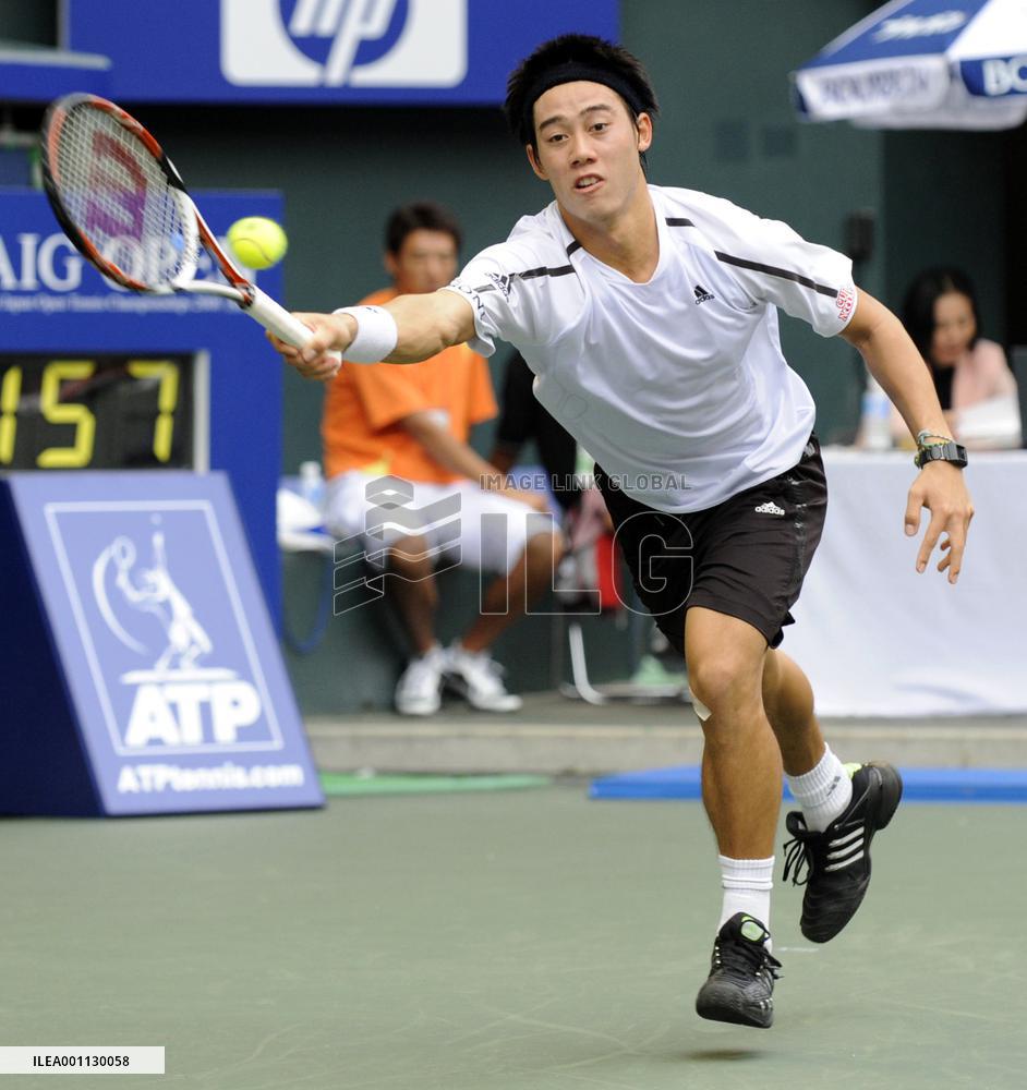 Nishikori beats Garcia-Lopez at Japan Open
