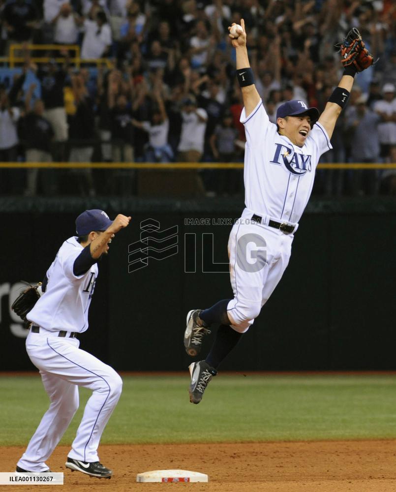 Rays advanced to World Series for 1st time in team history