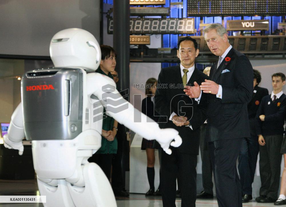Prince Charles visits science museum