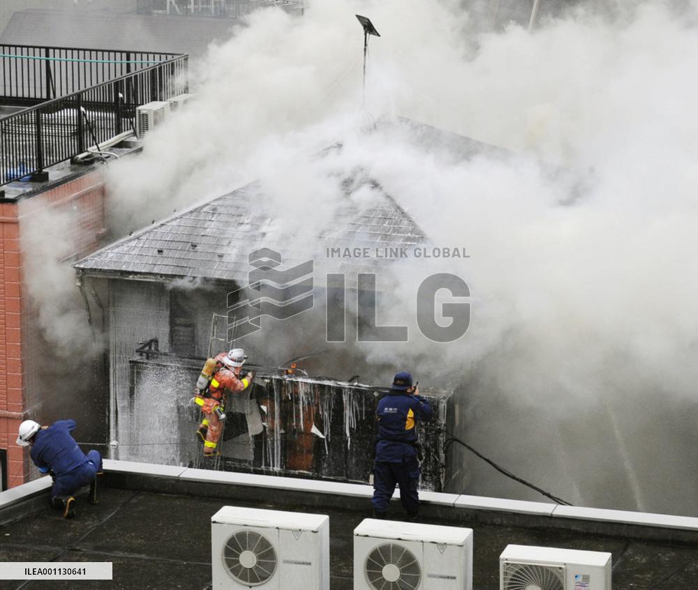 2 bodies found after explosion, fire in Tokyo's Shibuya Ward