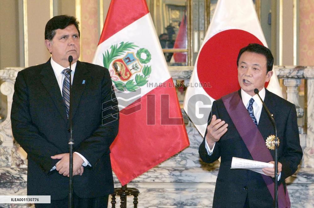 Japan and Peru meet press