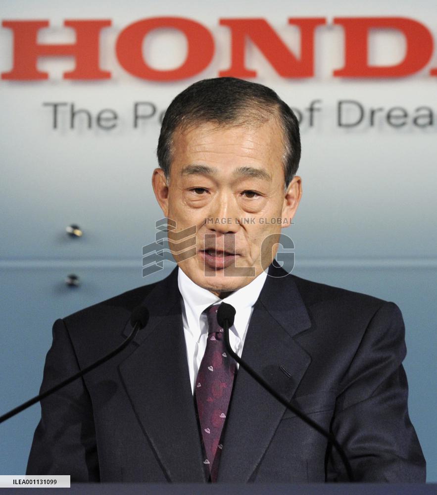 Honda cuts earnings forecast for FY 2008 for 3rd time