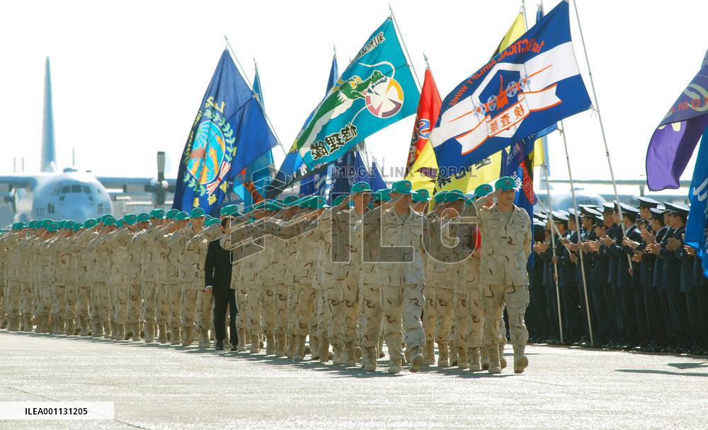 Last batch of main ASDF troops return home after ending Iraq mission