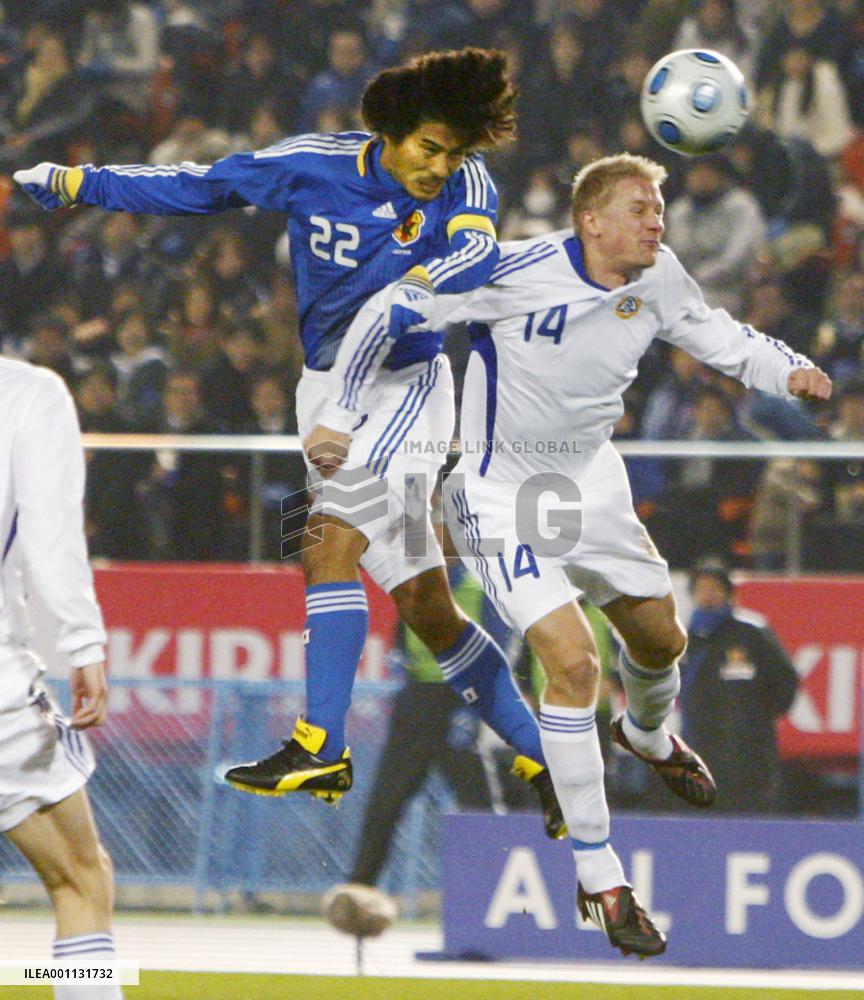 Japan vs Finland in international friendly