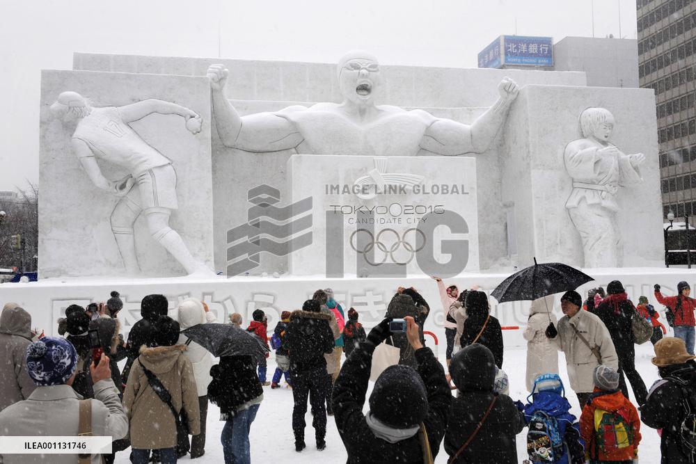 60th snow festival starts in Sapporo
