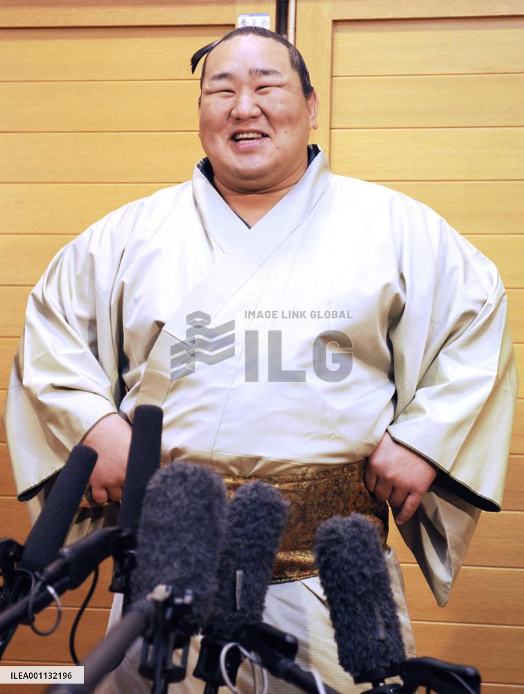Asashoryu in bullish mood ahead of spring meet