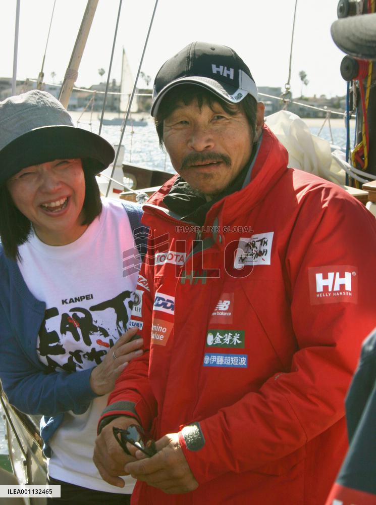 Japanese comedian Hazama arrives in Long Beach