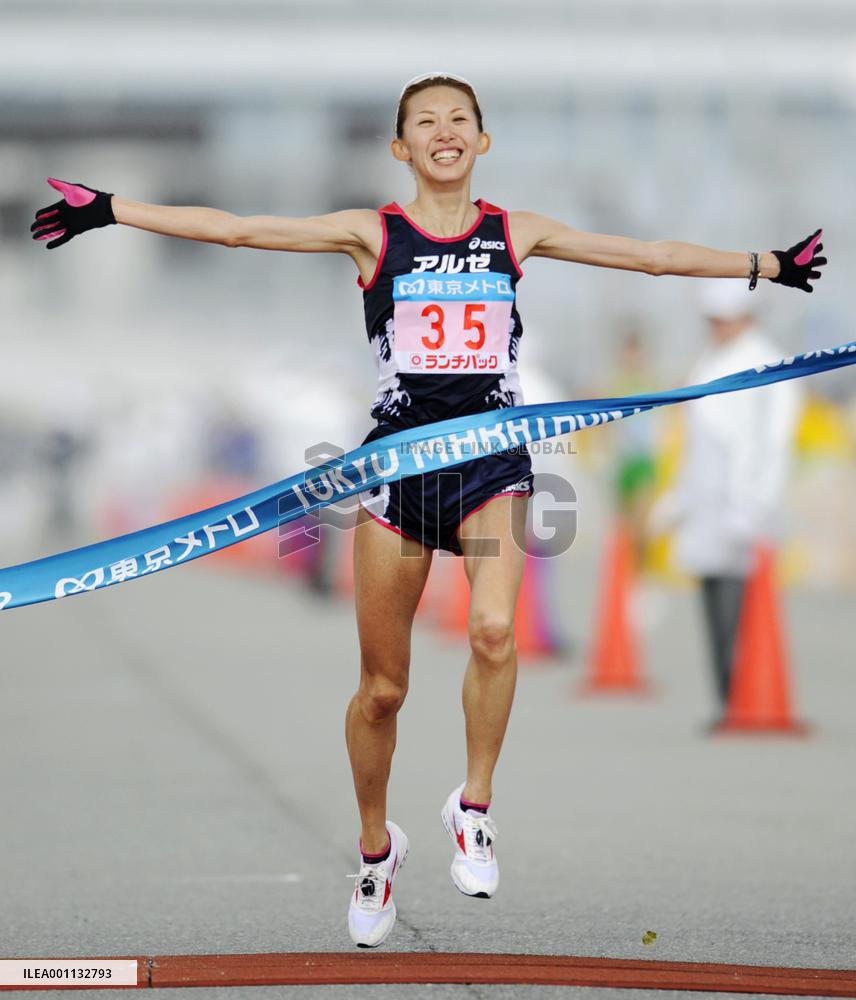 Japan's Nasukawa wins women's race of Tokyo Marathon