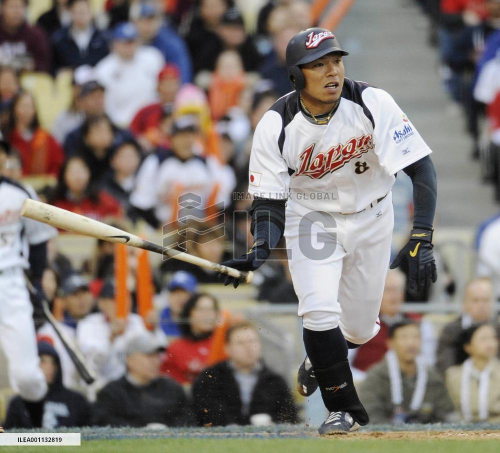 Japan vs. U.S. in WBC semifinal game in Los Angeles
