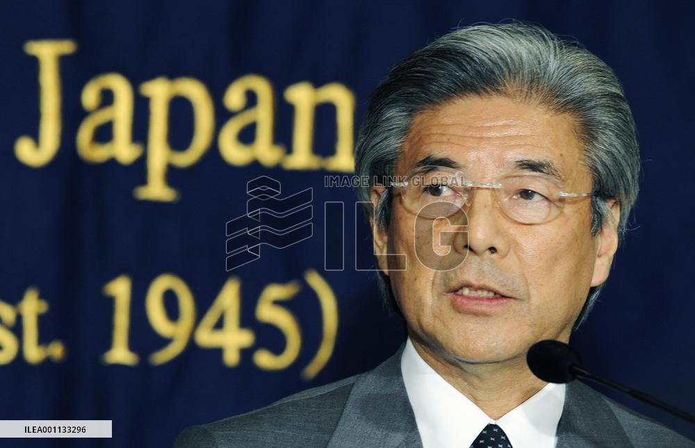 N. Korea can develop space program after denuclearization: Nakasone