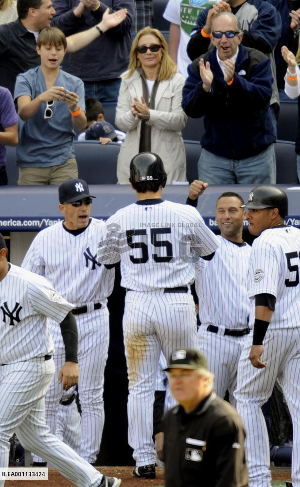 N.Y. Yankees' Matsui 1-for-3 against Cleveland Indians