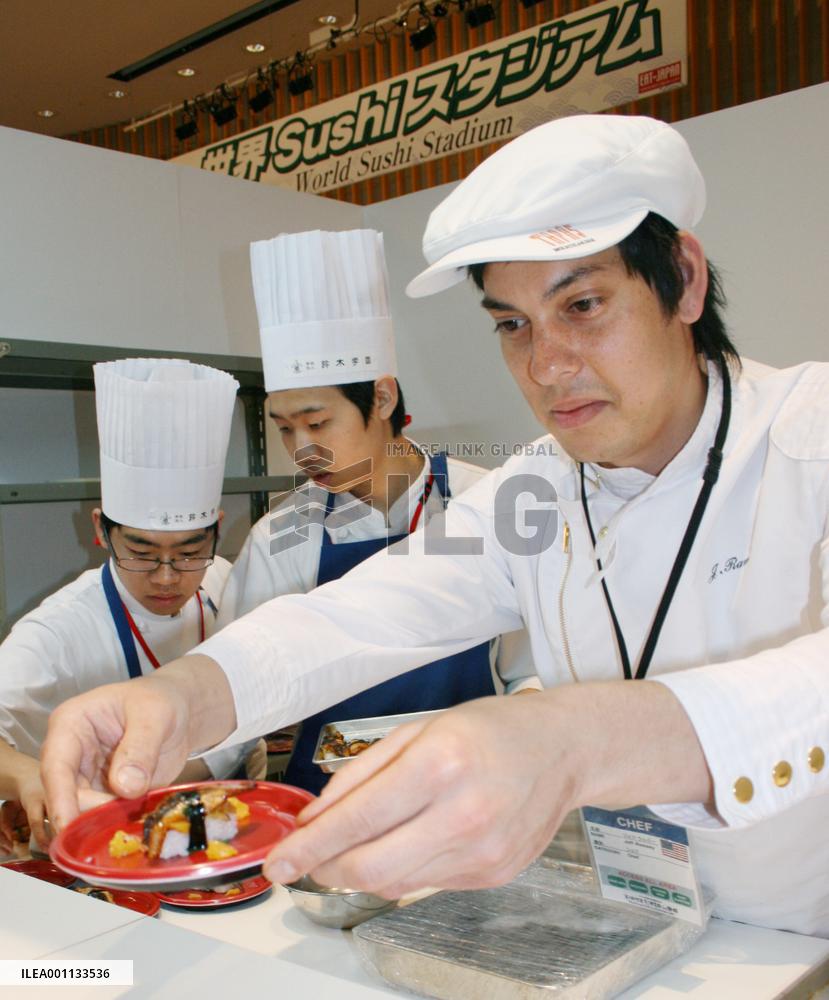 'Sushi expo' offers exotic cuisine
