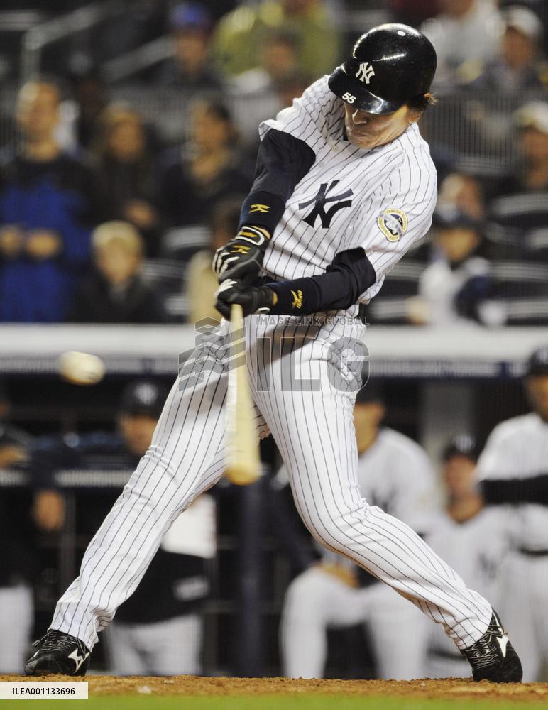 N.Y. Yankees' Matsui 1-for-4 with an RBI against L.A. Angels