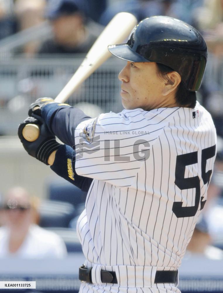 N.Y. Yankees' Matsui 1-for-4 with an RBI against L.A. Angels