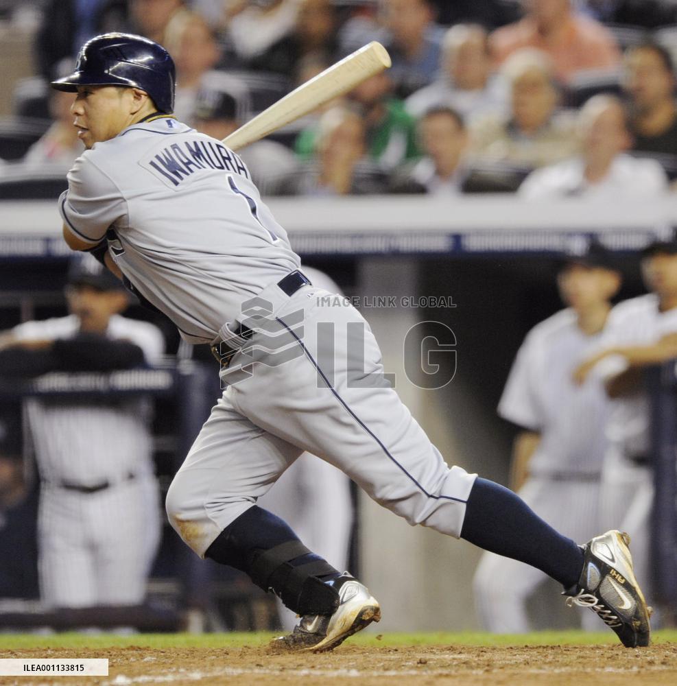 Tampa Bay Rays' Iwamura 1-for-4 against N.Y. Yankees