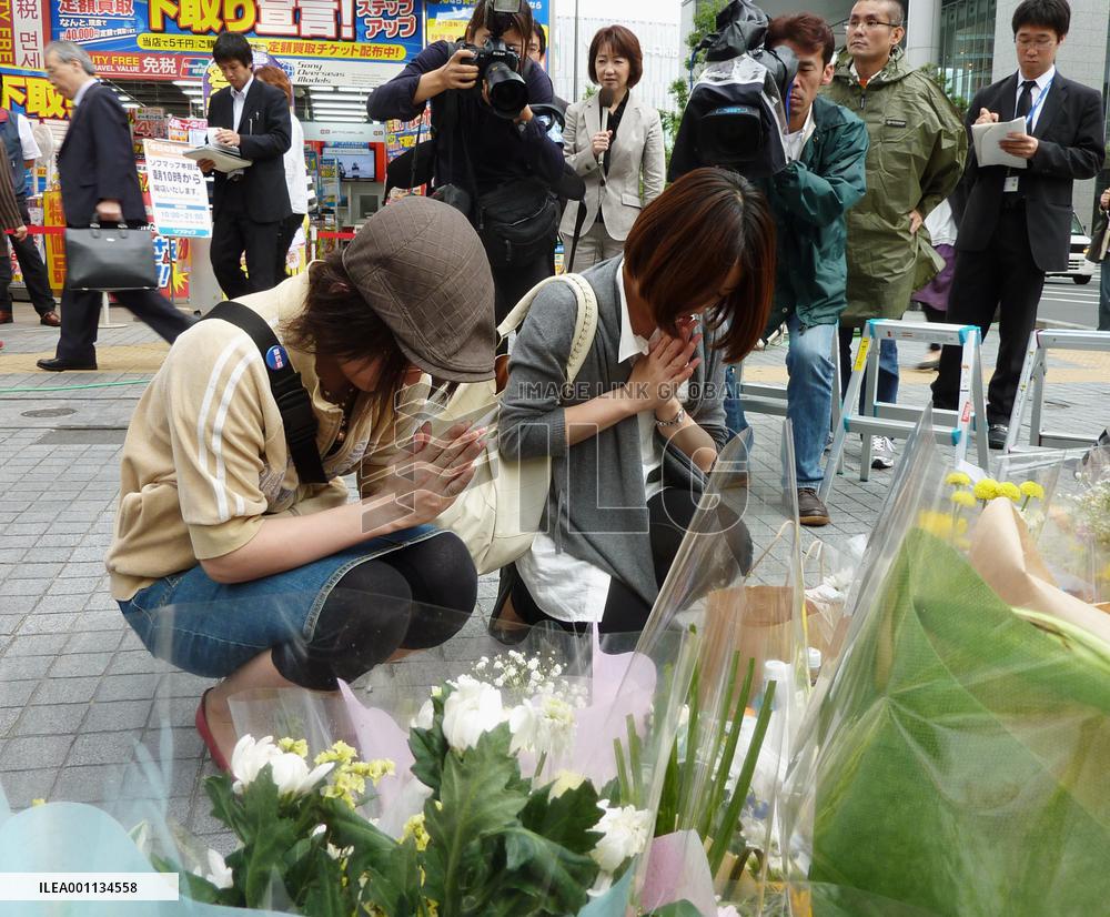 Akihabara marks 1st anniversary of deadly stabbing rampage