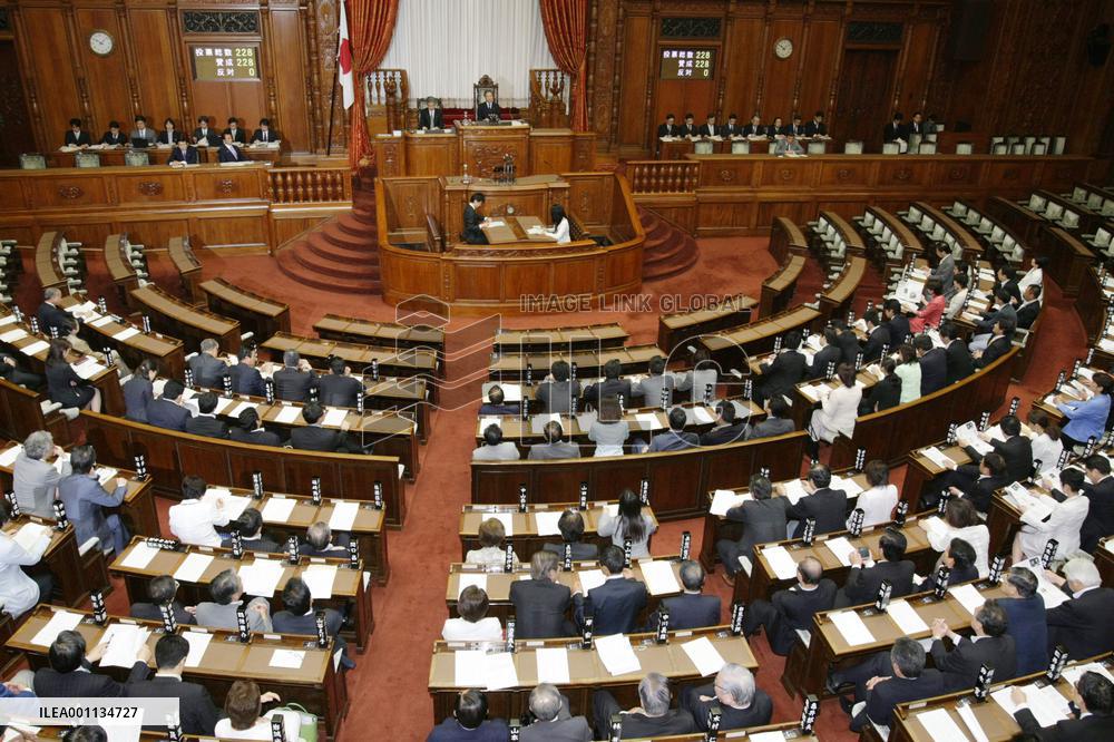 Upper house adopts resolution for nuclear-free world