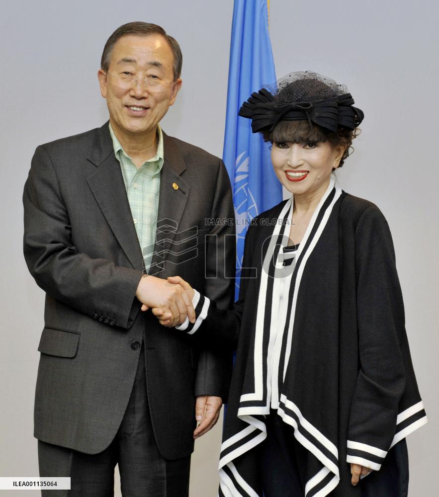 U.N. chief Ban asks Japanese goodwill envoys to mobilize people