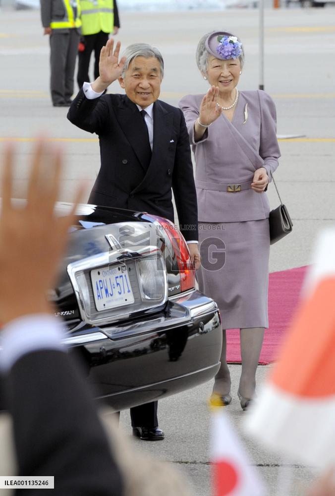 Emperor, empress attend event to mark Japan-Canada ties
