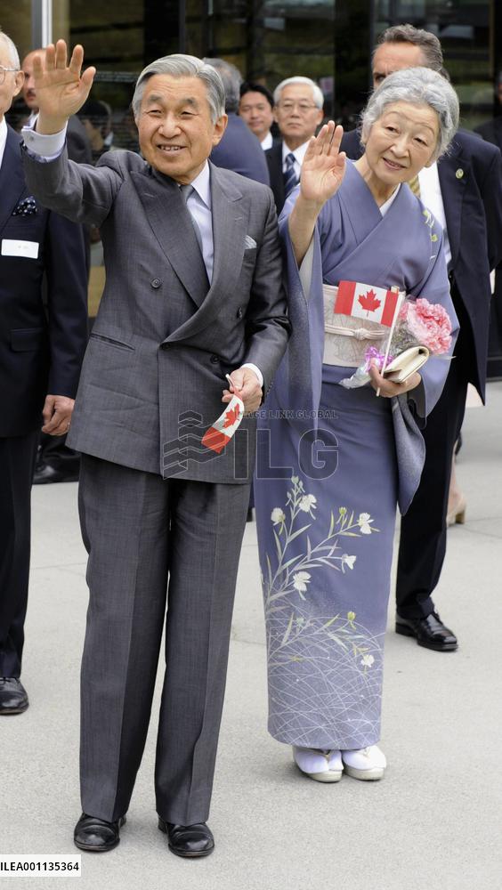 Emperor, empress visit Japan-linked museum in Vancouver