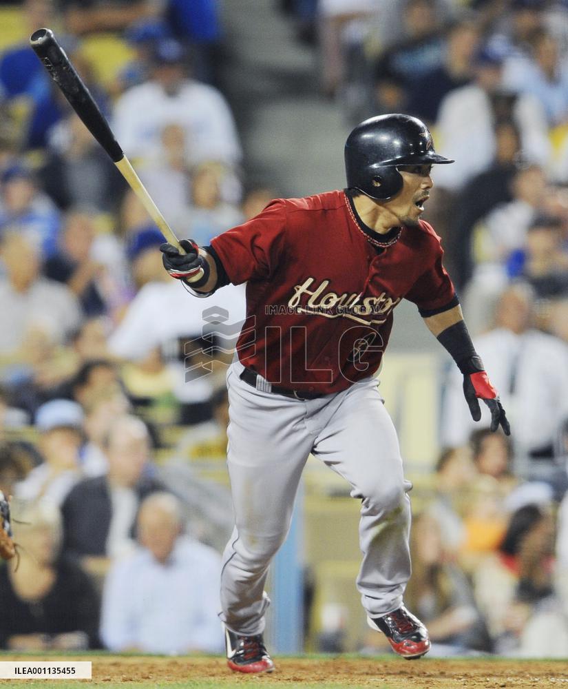 Houston Astros' Matsui 2-for-4 against L.A. Dodgers