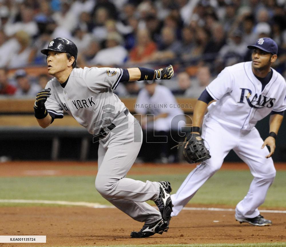 H. Matsui takes bases