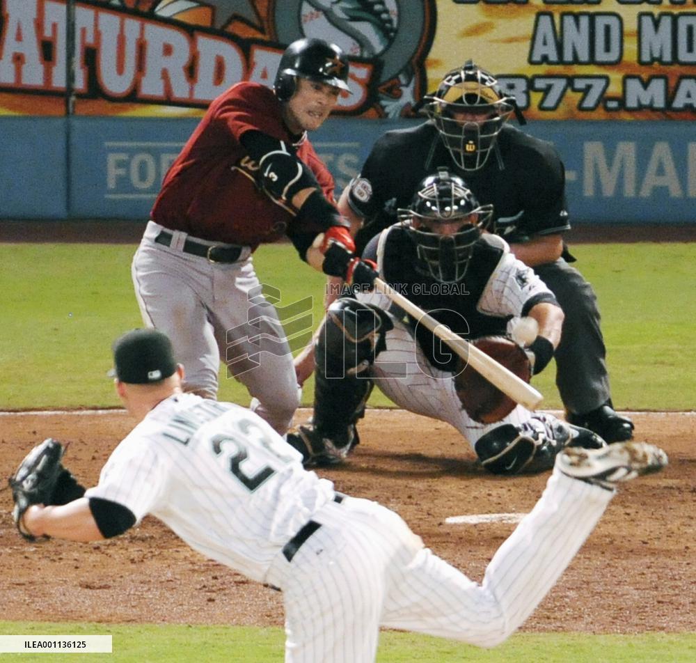 Houston Astros' Matsui 3-for-4 against Florida Marlins
