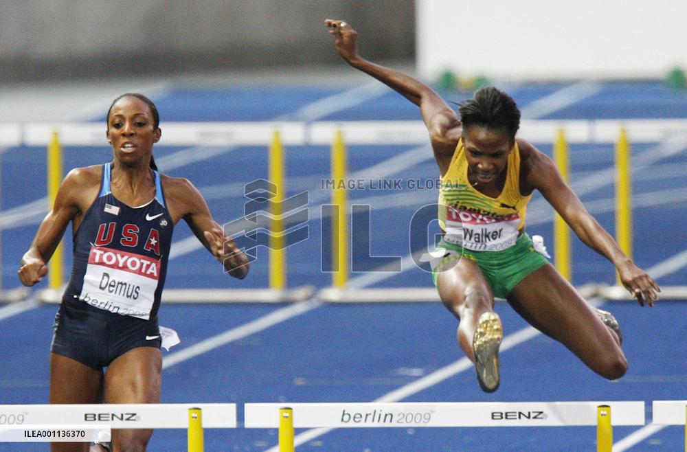 Jamaica's Walker wins women's 400 hurdles