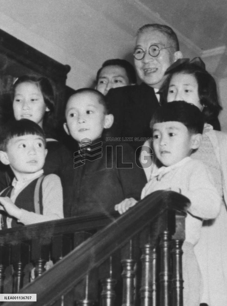 Yukio Hatoyama, his family