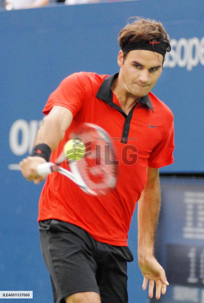 Federer in U.S. Open tennis