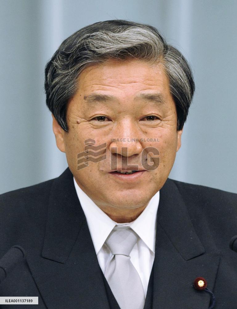 Farm minister Akamatsu gives 1st news conference