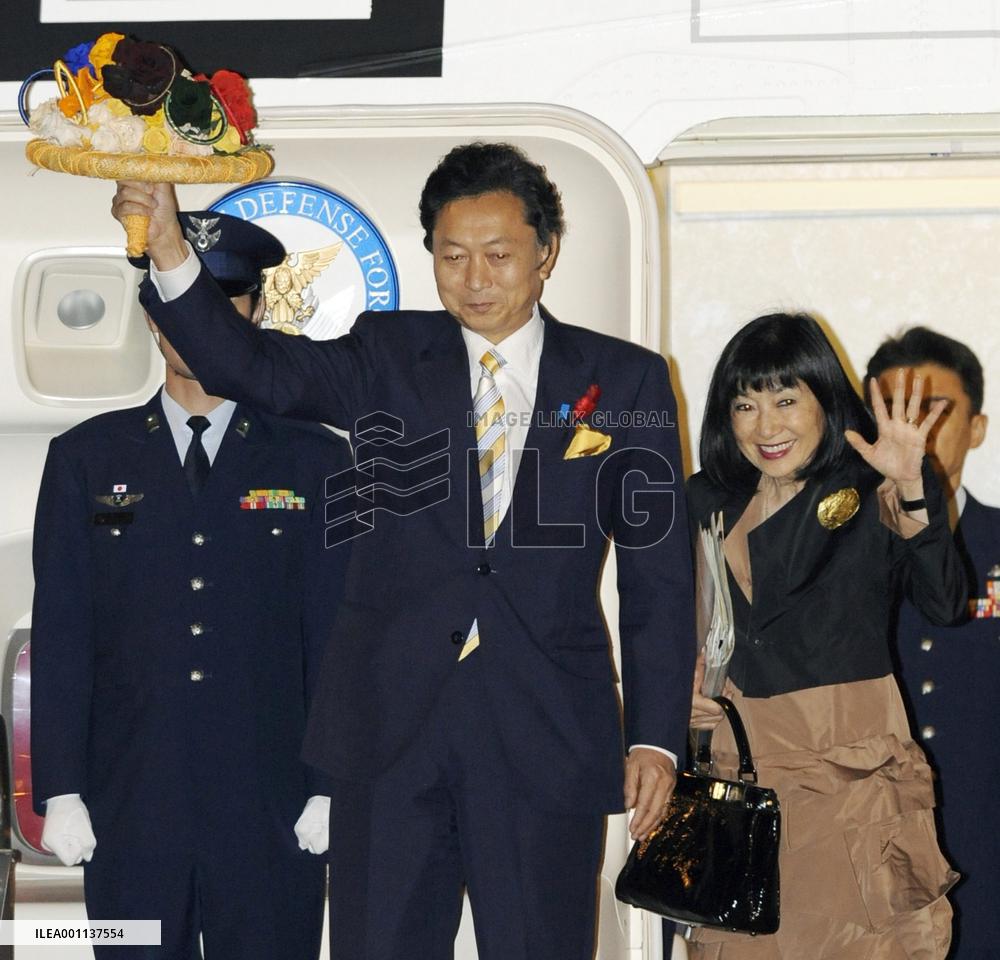 Hatoyama heads for Copenhagen in support of Tokyo's Olympic bid