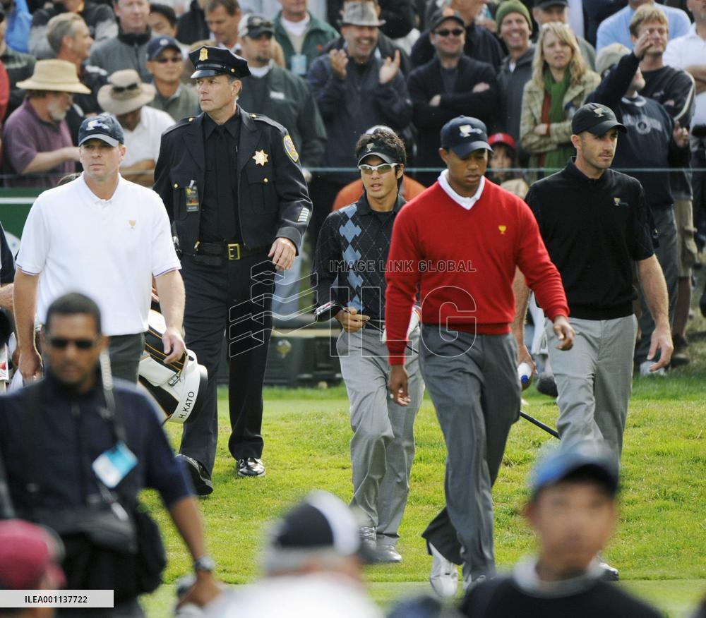 Presidents Cup underway in San Francisco