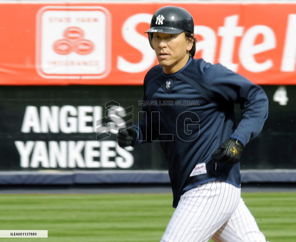 Matsui prepares for AL c'ship