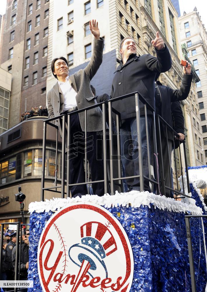 N.Y. Yankees World Series victory parade in N.Y.