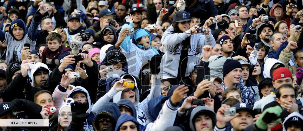 N.Y. Yankees World Series victory parade in N.Y.