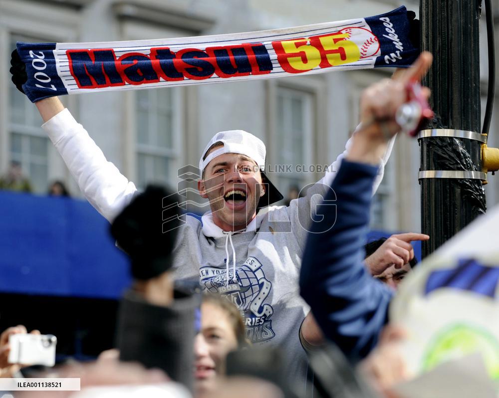 N.Y. Yankees World Series victory parade in N.Y.